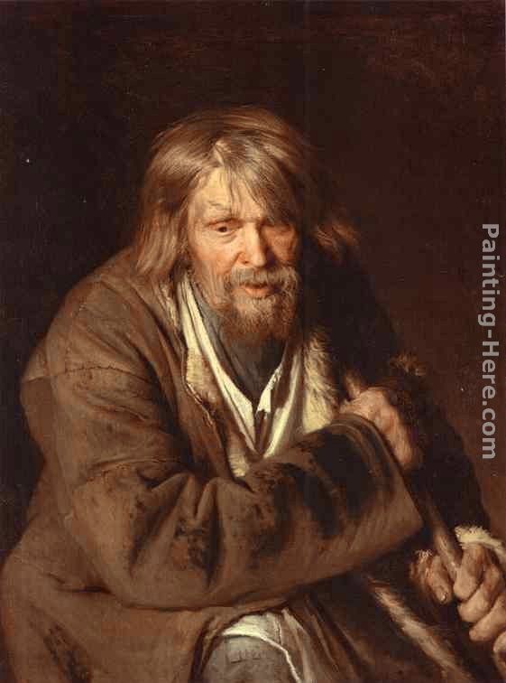 Ivan Nikolaevich Kramskoy Portrait of an Old Peasant (study)